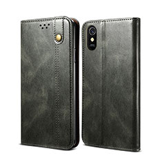 Funda de Cuero Cartera con Soporte Carcasa B01S para Xiaomi Redmi 9i Verde