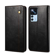 Funda de Cuero Cartera con Soporte Carcasa B01S para Xiaomi Redmi K50 Ultra 5G Negro