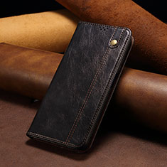 Funda de Cuero Cartera con Soporte Carcasa B01S para Xiaomi Redmi Note 13 5G Negro