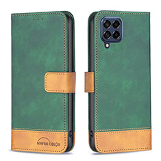 Funda de Cuero Cartera con Soporte Carcasa B02F para Samsung Galaxy M53 5G Verde