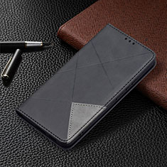 Funda de Cuero Cartera con Soporte Carcasa B02F para Samsung Galaxy S22 Plus 5G Negro