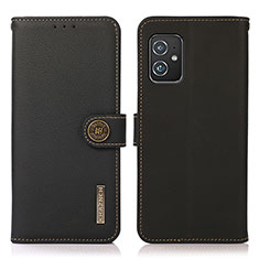 Funda de Cuero Cartera con Soporte Carcasa B02H para Asus ZenFone 8 Mini Negro