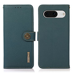 Funda de Cuero Cartera con Soporte Carcasa B02H para Google Pixel 8 5G Verde