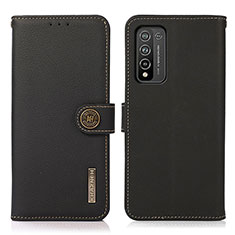 Funda de Cuero Cartera con Soporte Carcasa B02H para Huawei Honor 10X Lite Negro