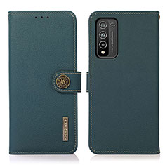 Funda de Cuero Cartera con Soporte Carcasa B02H para Huawei Honor 10X Lite Verde