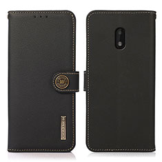 Funda de Cuero Cartera con Soporte Carcasa B02H para Nokia C01 Plus Negro