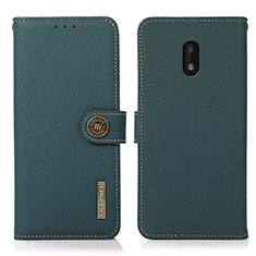 Funda de Cuero Cartera con Soporte Carcasa B02H para Nokia C01 Plus Verde