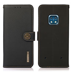 Funda de Cuero Cartera con Soporte Carcasa B02H para Nokia XR20 Negro