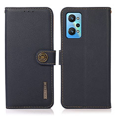 Funda de Cuero Cartera con Soporte Carcasa B02H para Realme GT Neo 3T 5G Azul