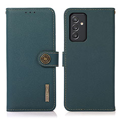 Funda de Cuero Cartera con Soporte Carcasa B02H para Samsung Galaxy A15 LTE Verde