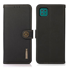 Funda de Cuero Cartera con Soporte Carcasa B02H para Samsung Galaxy F42 5G Negro