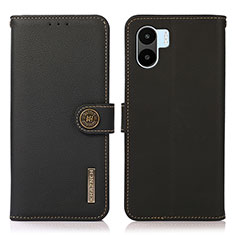 Funda de Cuero Cartera con Soporte Carcasa B02H para Xiaomi Redmi A2 Plus Negro