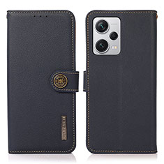 Funda de Cuero Cartera con Soporte Carcasa B02H para Xiaomi Redmi Note 12 Explorer Azul