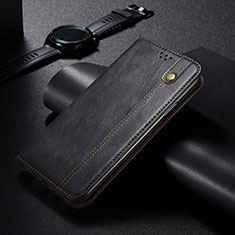 Funda de Cuero Cartera con Soporte Carcasa B02S para Samsung Galaxy S22 Plus 5G Negro