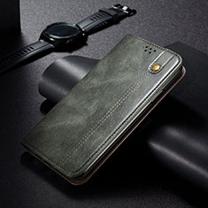 Funda de Cuero Cartera con Soporte Carcasa B02S para Xiaomi Mi 11i 5G Verde