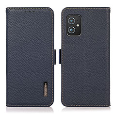 Funda de Cuero Cartera con Soporte Carcasa B03H para Asus ZenFone 8 Mini Azul