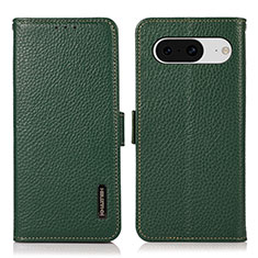 Funda de Cuero Cartera con Soporte Carcasa B03H para Google Pixel 8 5G Verde