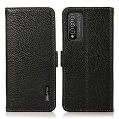 Funda de Cuero Cartera con Soporte Carcasa B03H para Huawei Honor 10X Lite Negro