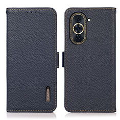 Funda de Cuero Cartera con Soporte Carcasa B03H para Huawei Nova 10 Pro Azul