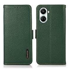 Funda de Cuero Cartera con Soporte Carcasa B03H para Huawei Nova 10 SE Verde