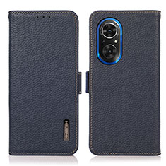 Funda de Cuero Cartera con Soporte Carcasa B03H para Huawei Nova 9 SE Azul