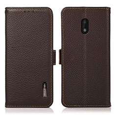 Funda de Cuero Cartera con Soporte Carcasa B03H para Nokia C01 Plus Marron