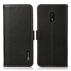 Funda de Cuero Cartera con Soporte Carcasa B03H para Nokia C01 Plus Negro