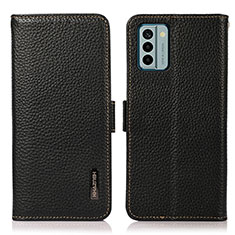 Funda de Cuero Cartera con Soporte Carcasa B03H para Nokia G22 Negro