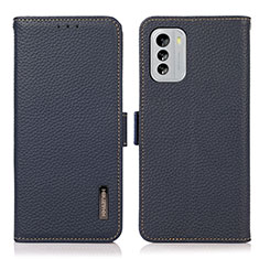 Funda de Cuero Cartera con Soporte Carcasa B03H para Nokia G60 5G Azul