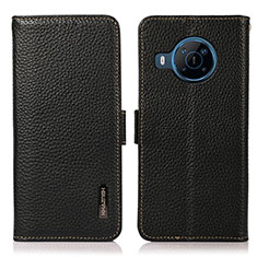 Funda de Cuero Cartera con Soporte Carcasa B03H para Nokia X100 5G Negro