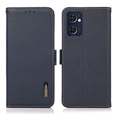 Funda de Cuero Cartera con Soporte Carcasa B03H para OnePlus Nord CE 2 5G Azul