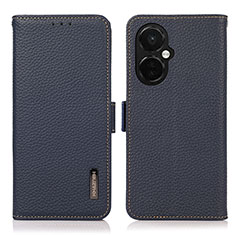 Funda de Cuero Cartera con Soporte Carcasa B03H para OnePlus Nord CE 3 5G Azul