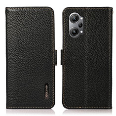 Funda de Cuero Cartera con Soporte Carcasa B03H para Oppo K10 Pro 5G Negro