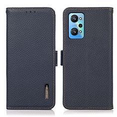 Funda de Cuero Cartera con Soporte Carcasa B03H para Realme Q5 Pro 5G Azul