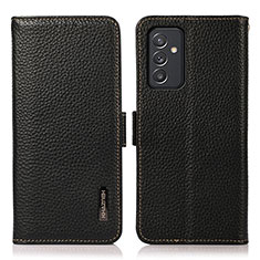 Funda de Cuero Cartera con Soporte Carcasa B03H para Samsung Galaxy A05s Negro