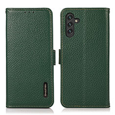 Funda de Cuero Cartera con Soporte Carcasa B03H para Samsung Galaxy A13 5G Verde