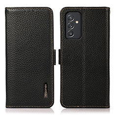 Funda de Cuero Cartera con Soporte Carcasa B03H para Samsung Galaxy A55 5G Negro