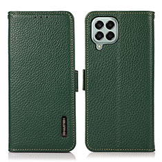 Funda de Cuero Cartera con Soporte Carcasa B03H para Samsung Galaxy M33 5G Verde