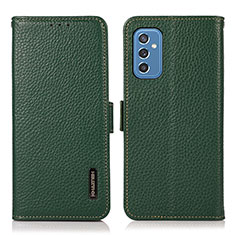 Funda de Cuero Cartera con Soporte Carcasa B03H para Samsung Galaxy M52 5G Verde