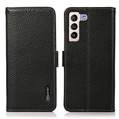 Funda de Cuero Cartera con Soporte Carcasa B03H para Samsung Galaxy S21 Plus 5G Negro