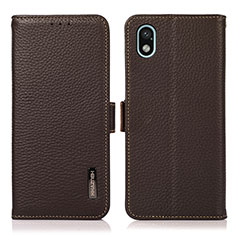 Funda de Cuero Cartera con Soporte Carcasa B03H para Sony Xperia Ace III Marron