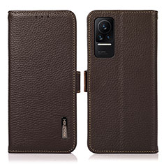 Funda de Cuero Cartera con Soporte Carcasa B03H para Xiaomi Civi 1S 5G Marron