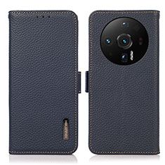 Funda de Cuero Cartera con Soporte Carcasa B03H para Xiaomi Mi 12 Ultra 5G Azul