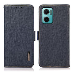 Funda de Cuero Cartera con Soporte Carcasa B03H para Xiaomi Redmi 11 Prime 5G Azul