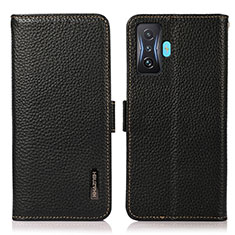 Funda de Cuero Cartera con Soporte Carcasa B03H para Xiaomi Redmi K50 Gaming 5G Negro