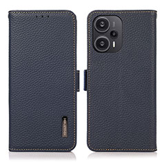 Funda de Cuero Cartera con Soporte Carcasa B03H para Xiaomi Redmi Note 12 Turbo 5G Azul