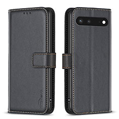 Funda de Cuero Cartera con Soporte Carcasa B04F para Google Pixel 7 5G Negro