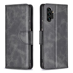 Funda de Cuero Cartera con Soporte Carcasa B04F para Samsung Galaxy A13 4G Negro