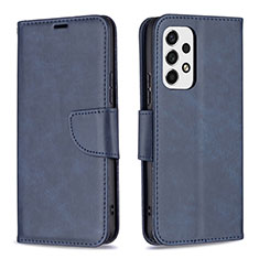 Funda de Cuero Cartera con Soporte Carcasa B04F para Samsung Galaxy A53 5G Azul