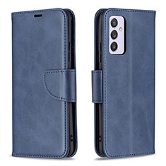 Funda de Cuero Cartera con Soporte Carcasa B04F para Samsung Galaxy A82 5G Azul